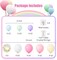 296PCS Rainbow Balloons Arch Garland Kit Macaron 7 Colors Latex Colorful Balloons and Confetti Balloons for Baby Shower Boy Girl Children Kids Birthday Gender Reveal Party Wedding Decorations